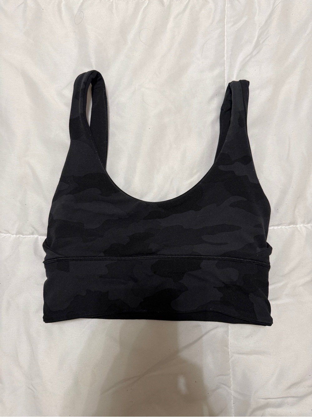 lululemon athletica Reversible Black Camo Sports Bra